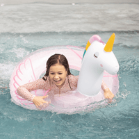 Dreamscape | Pink/White Unicorn Pool Float Ø 95 cm