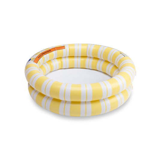 Striped Bliss | Geel/Wit Baby Zwembad Ø 60 cm