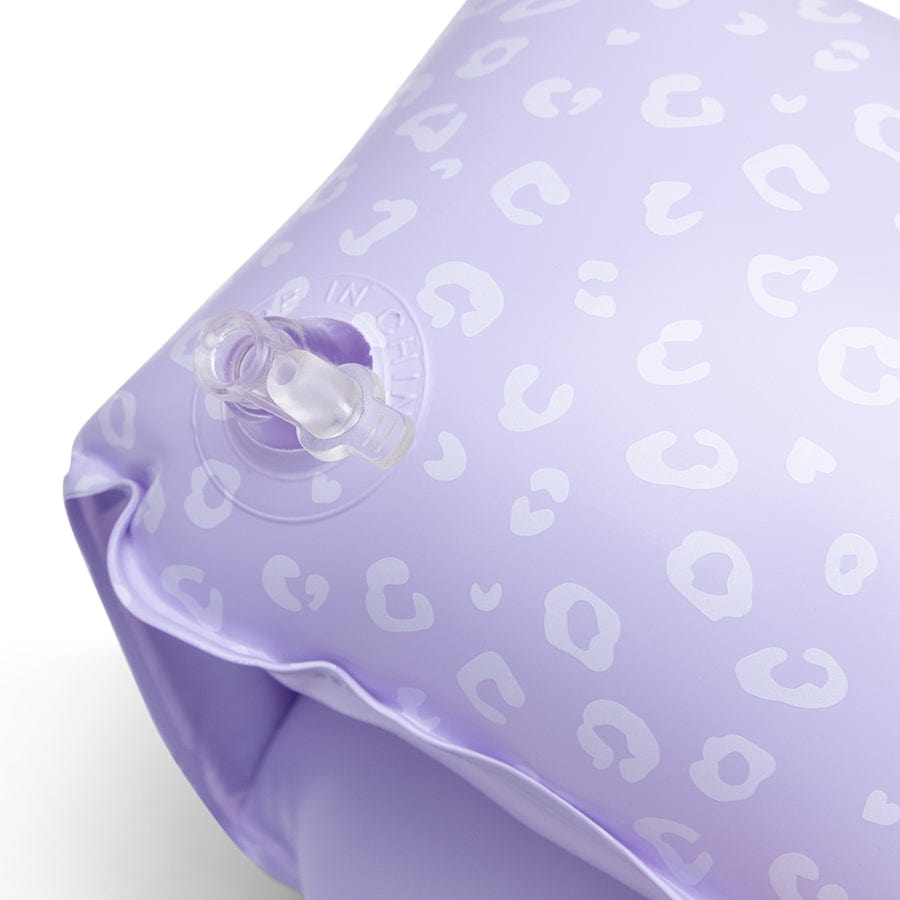 Leopard | Lilac Swim Arm Bands 0-2 years