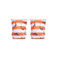 Ocean Stripes | Red/White Swim Arm Bands 0-2 years