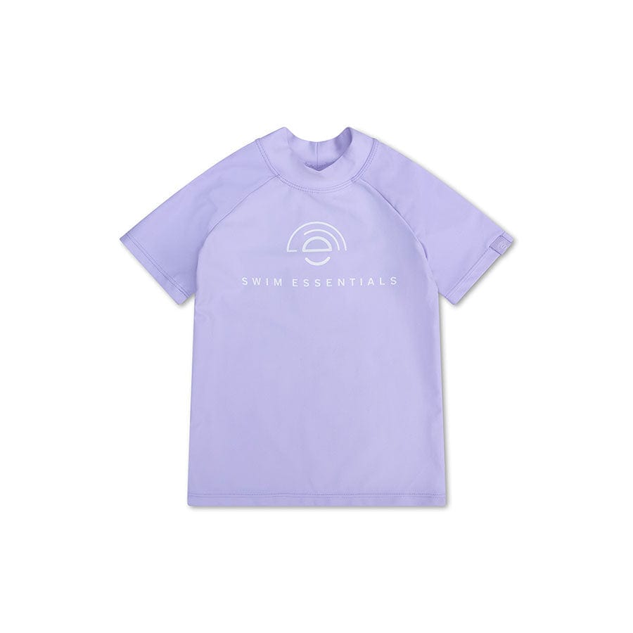 Pure Tones | Lilac UV Swim Shirt with Short Sleeves