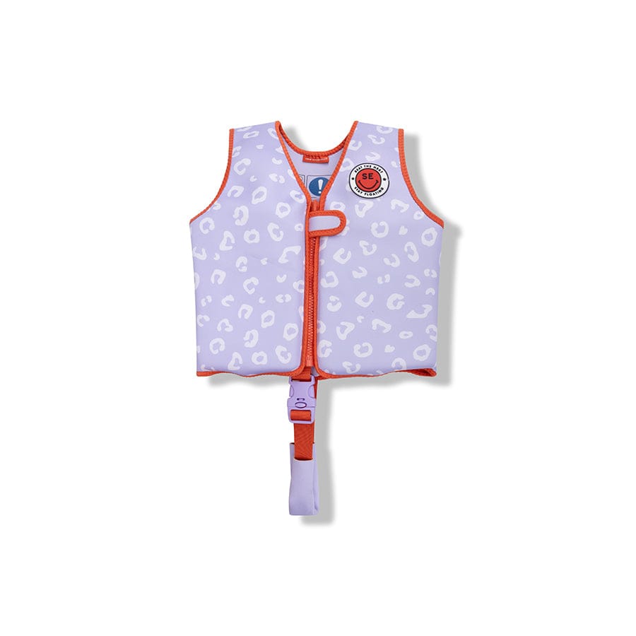 Leopard | Lilac Swim Vest 3-6 years