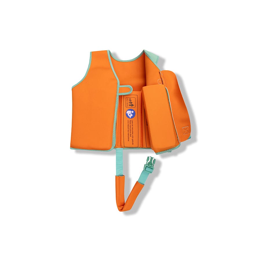 Vivid Clash | Orange/Green Life Jacket 3-6 years