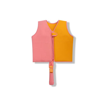 Vivid Clash | Orange/Pink Swim Vest 3-6 years