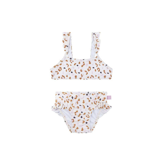 Leopard | Kaki Meisjes UV Bikini