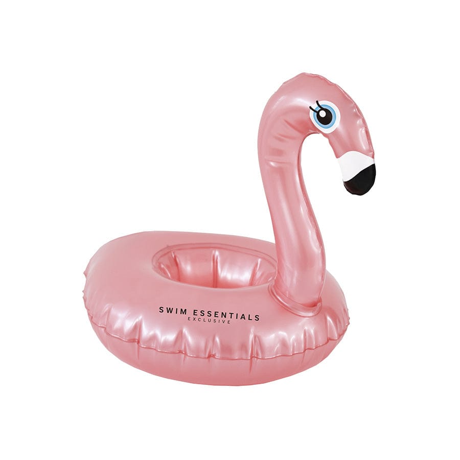 Dreamscape | Rosé/Gouden Opblaasbare Bekerhouder Flamingo