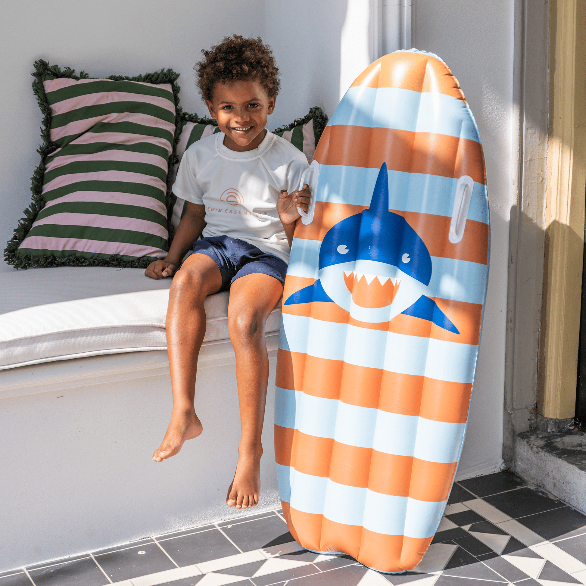 Tropic Shark | Multicolored Inflatable Surfboard