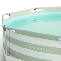 Essence | Green/White Frame Pool Round 305x76 cm including Accessories