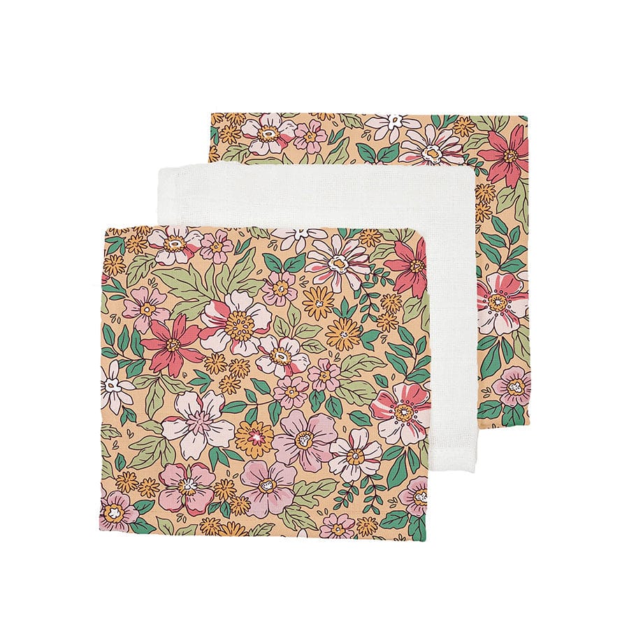 Blossom | Multicolored Hydrophilic Cloths 25 x 25 cm - 3 pieces