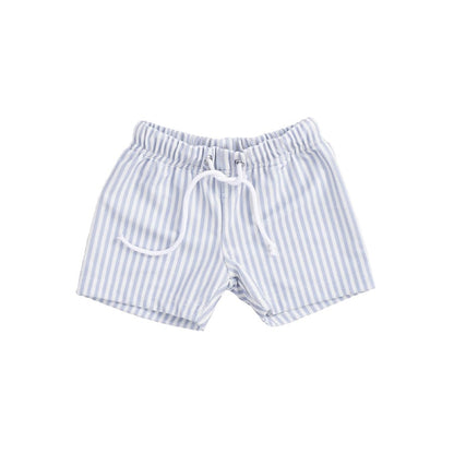 Blue Stripes | Blauw/Witte UV Zwemboxer Jongens