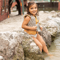 Safari Chic | Beige Swim Vest 2-3 years