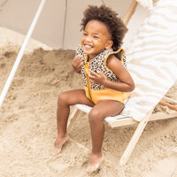 Safari Chic | Beige Swim Vest 2-3 years