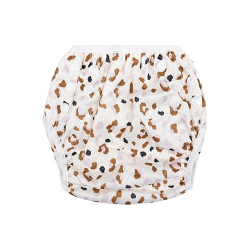 Leopard | Kaki Washable Swim Diaper