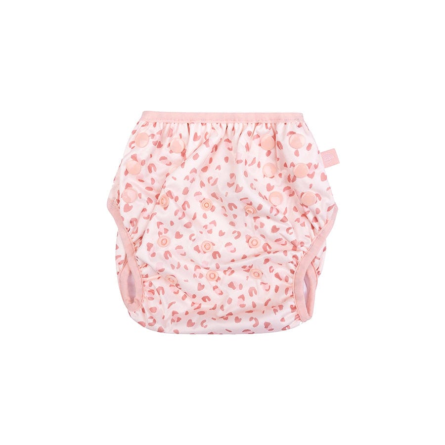 Leopard | Old Pink Washable Swim Diaper