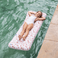 Leopard | Old Pink Luxury Air Mattress