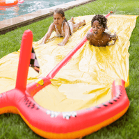 Racing | Multicolored Inflatable Water Slide