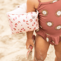 Leopard | Old Pink Swim Arm Bands 0-2 years