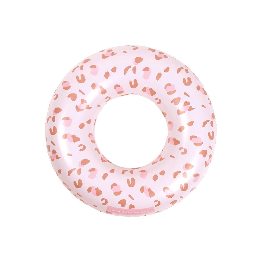 Leopard | Old Pink Swim Ring Ø 55 cm