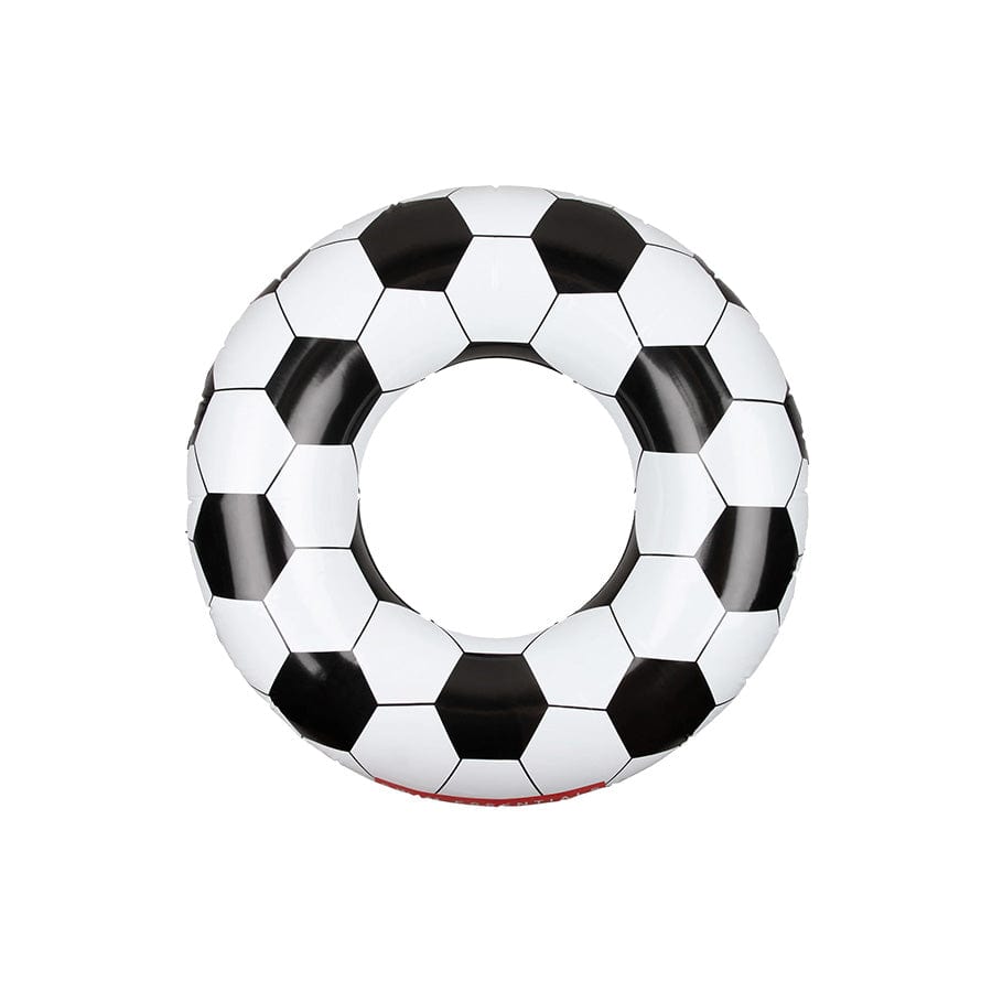 Voetbal | Zwart/Witte Zwemband Ø 90 cm