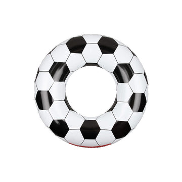 Voetbal | Zwart/Witte Zwemband Ø 90 cm