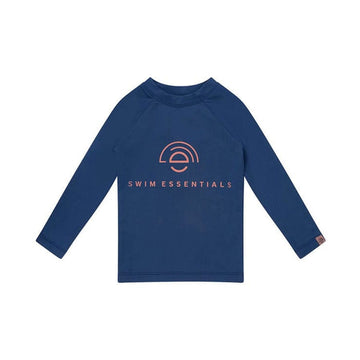 Pure Tones | Dark Blue UV Swim Shirt with Long Sleeves