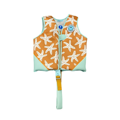 SE Swim vest Sea Star Panther print 3-6 years